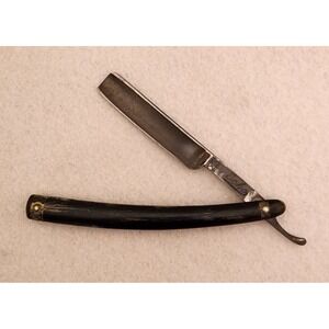 Vintage Echo Straight Razor Black Handle Made Germany Charlotte, NC